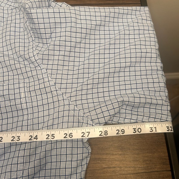 Ralph Lauren Shirt mens Light Blue Striped Chaps XLT - Picture 5 of 7